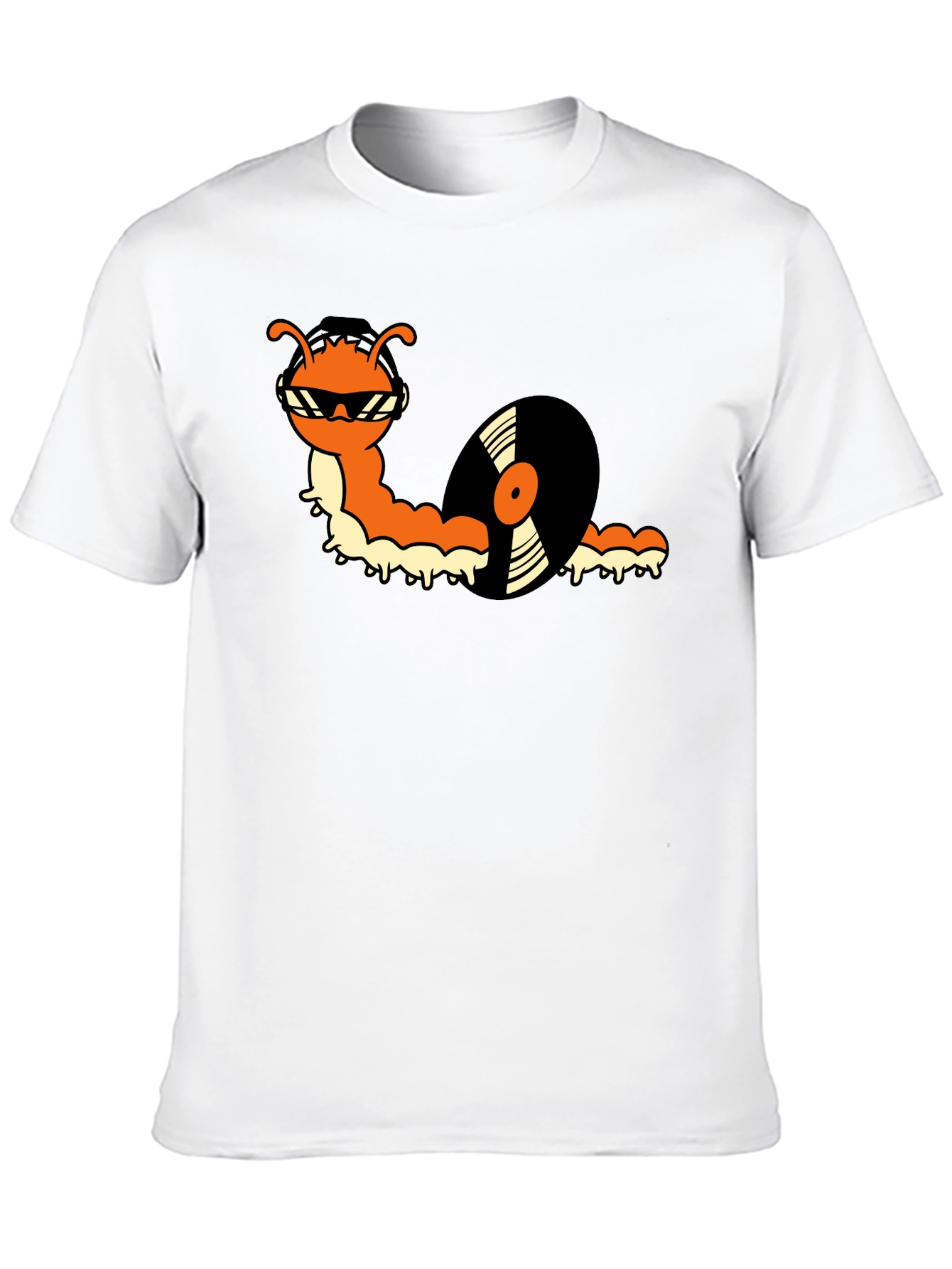 Cool Caterpillar Vinyl Record T-Shirt
