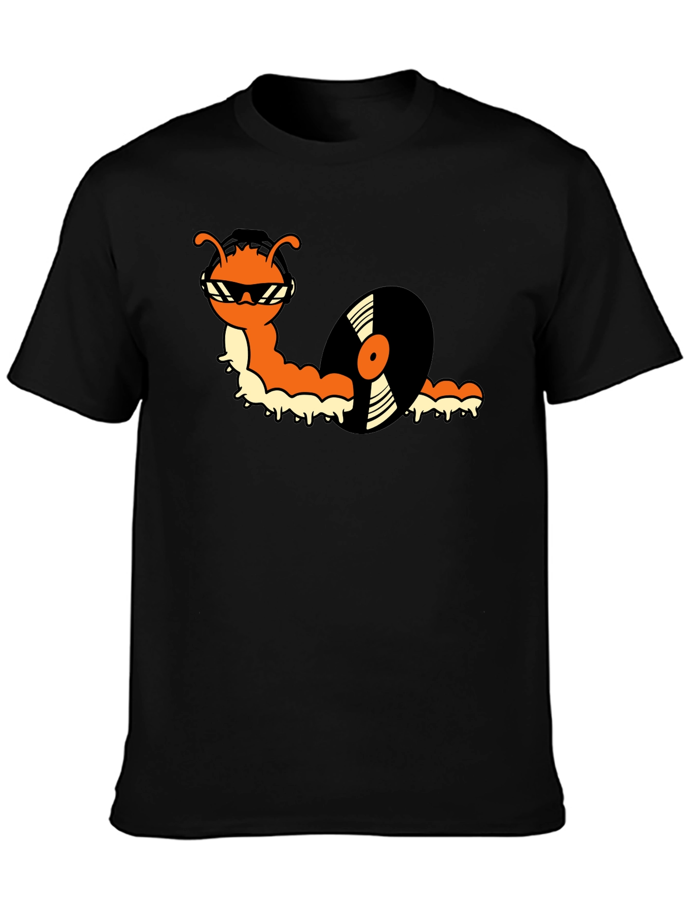 Cool Caterpillar Vinyl Record T-Shirt