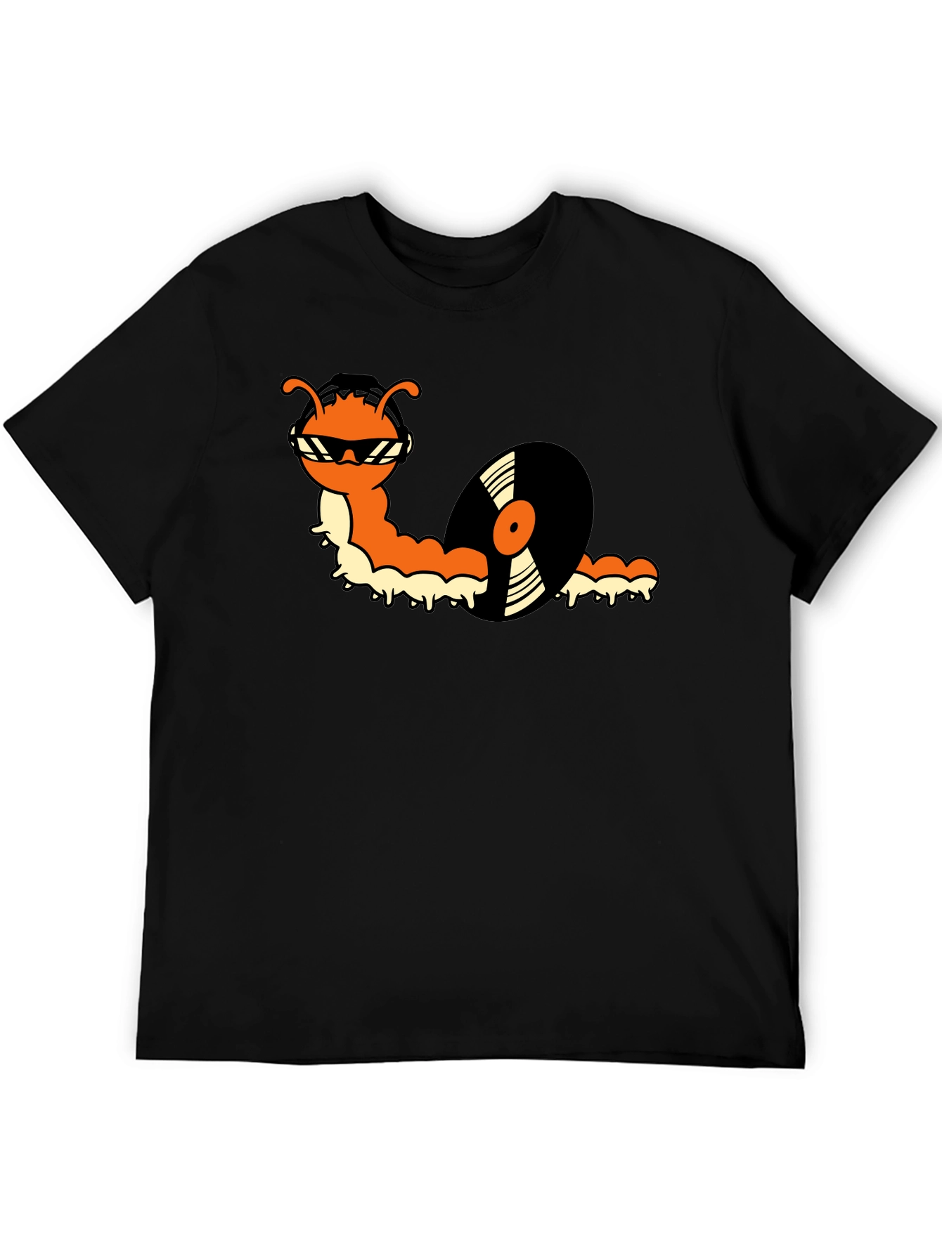 Cool Caterpillar Vinyl Record T-Shirt