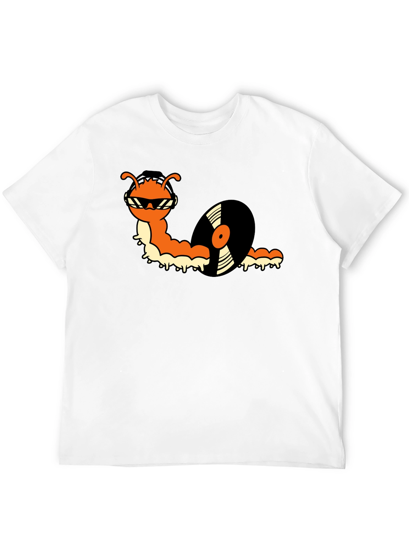 Cool Caterpillar Vinyl Record T-Shirt