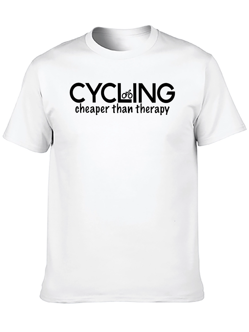 Cycling Cheaper Than Therapy Tee