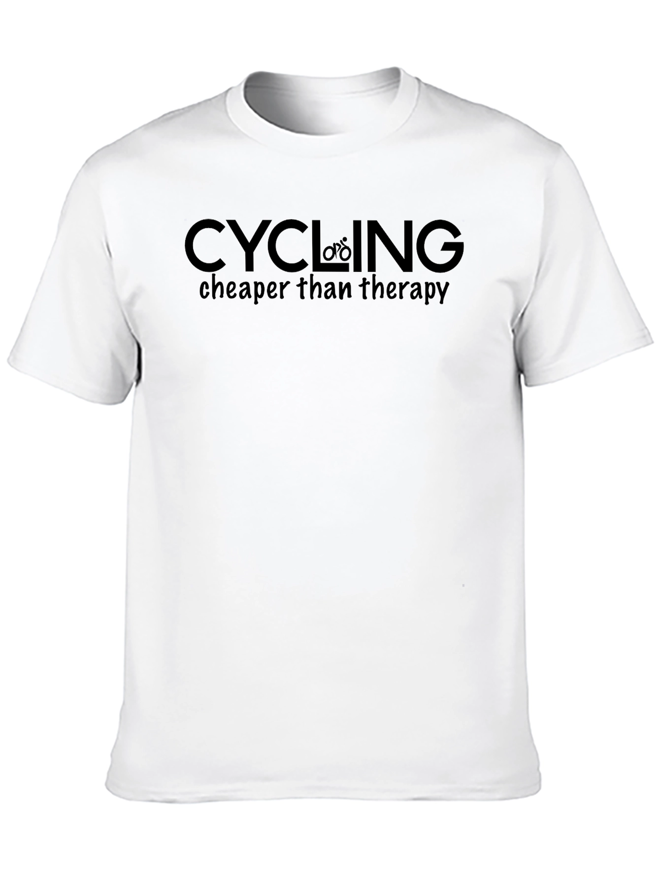 Cycling Cheaper Than Therapy Tee