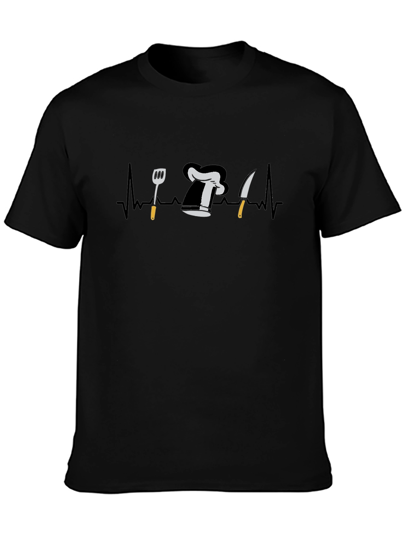 Chef Life Heartbeat T-Shirt - Culinary Passion