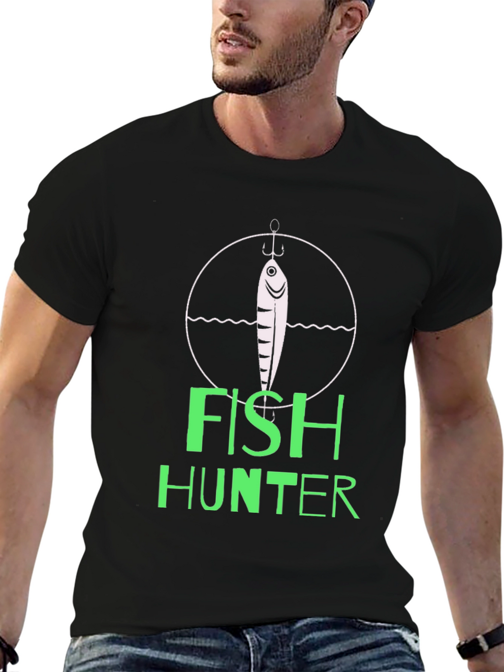 Fish Hunter Graphic Tee