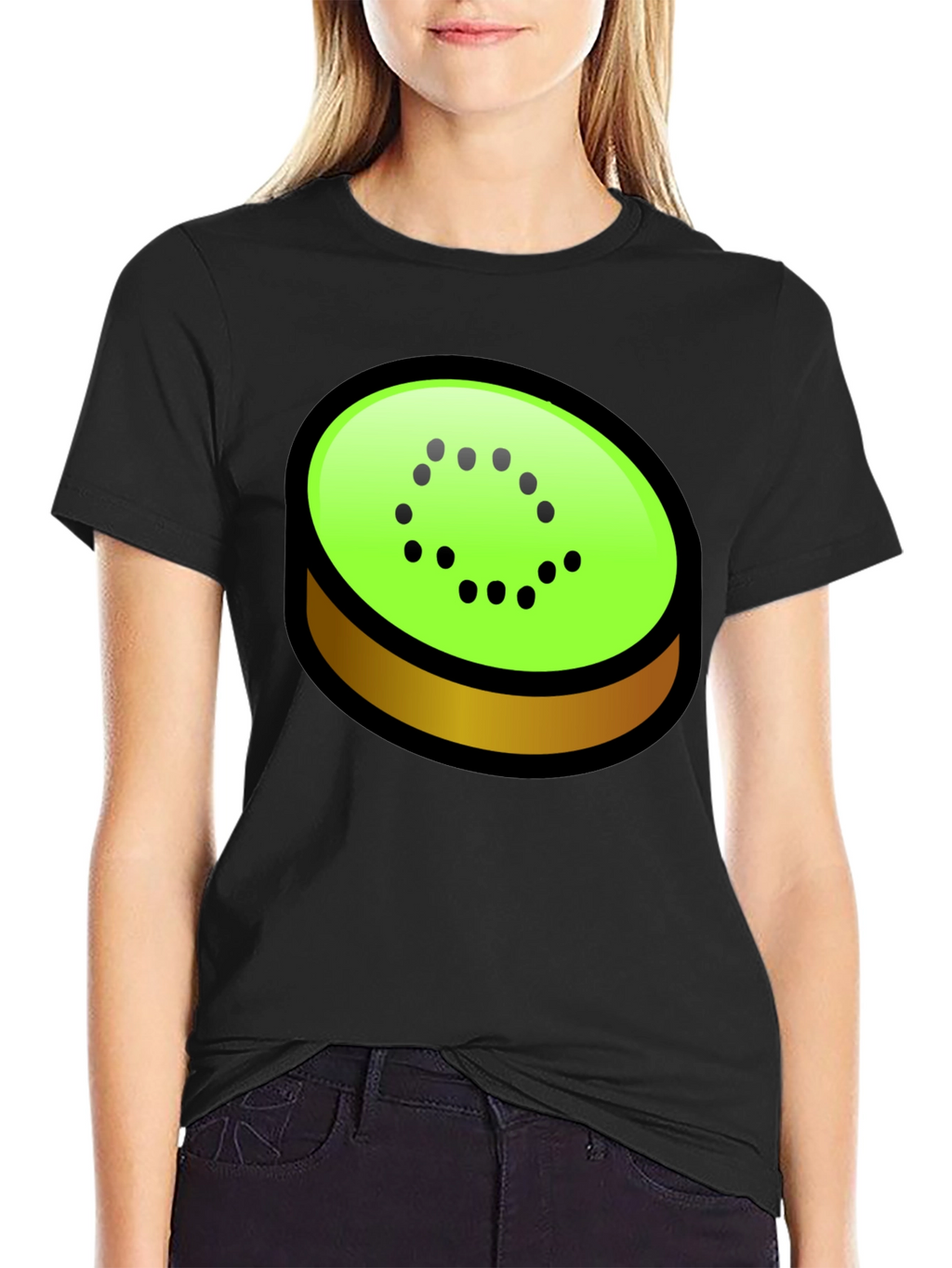 Kiwi Slice Graphic Tee - Fun & Trendy