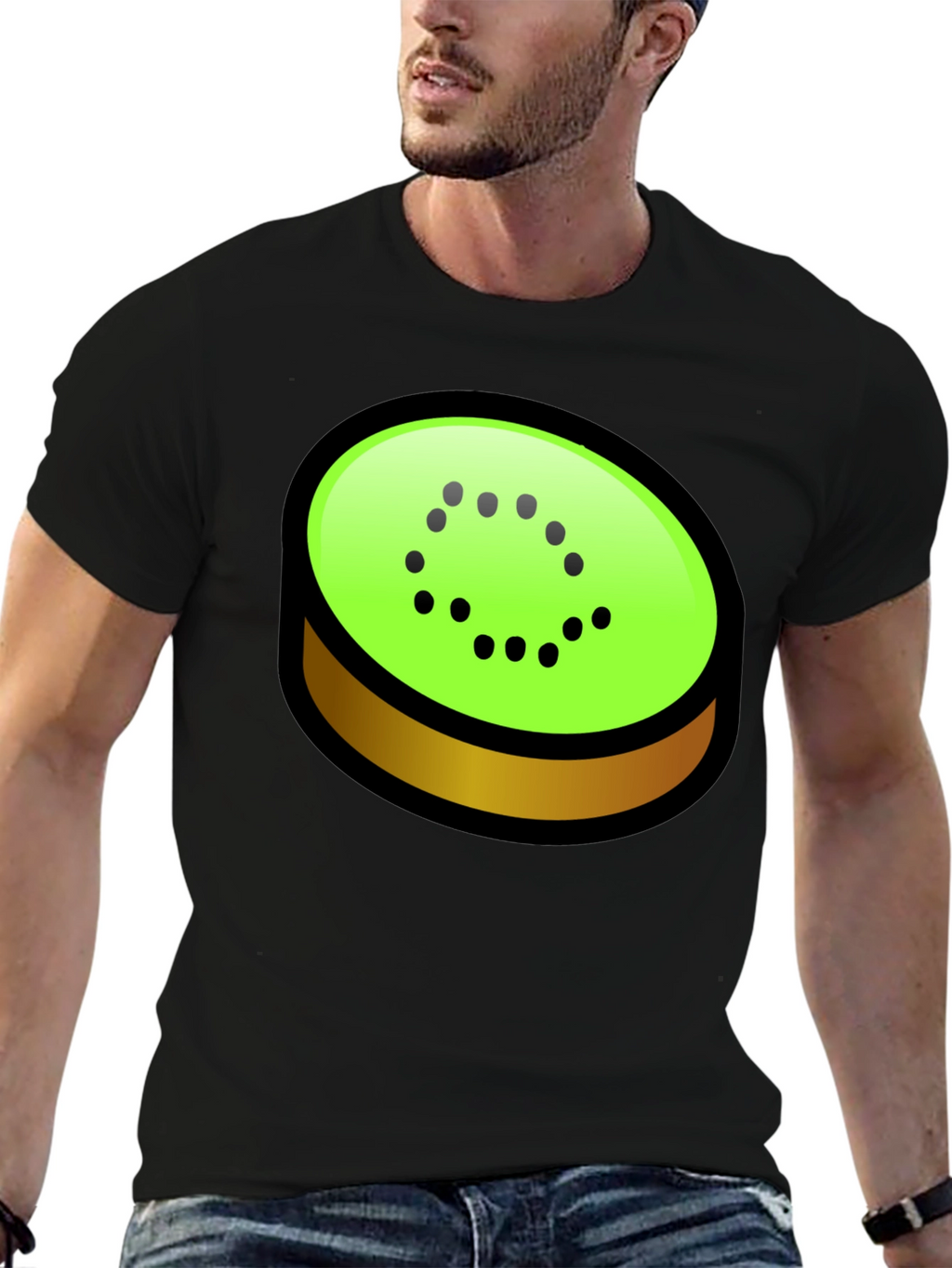 Kiwi Slice Graphic Tee - Fun & Trendy