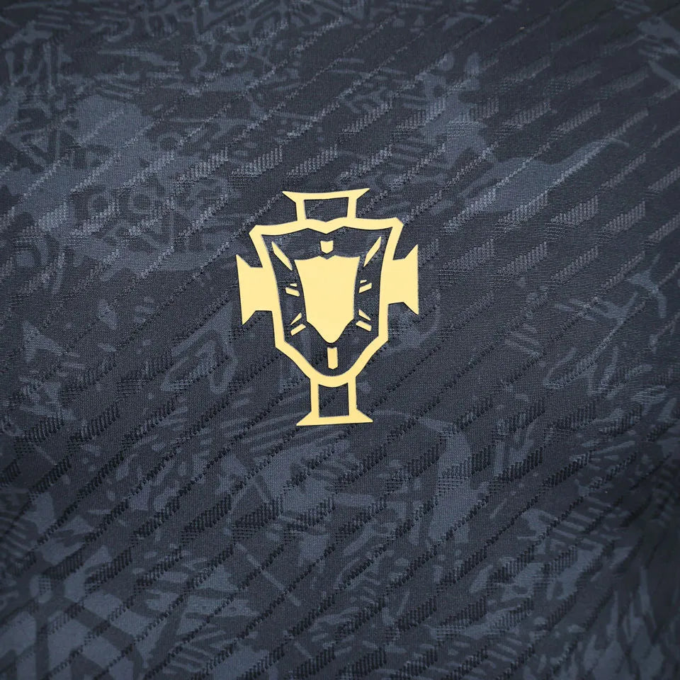 2023/24 Portugal Black Special Edition Player Version Jersey Detail 3
