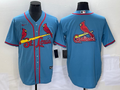 Men's St. Louis Cardinals Light Blue Alternate Replica Team Jerseys