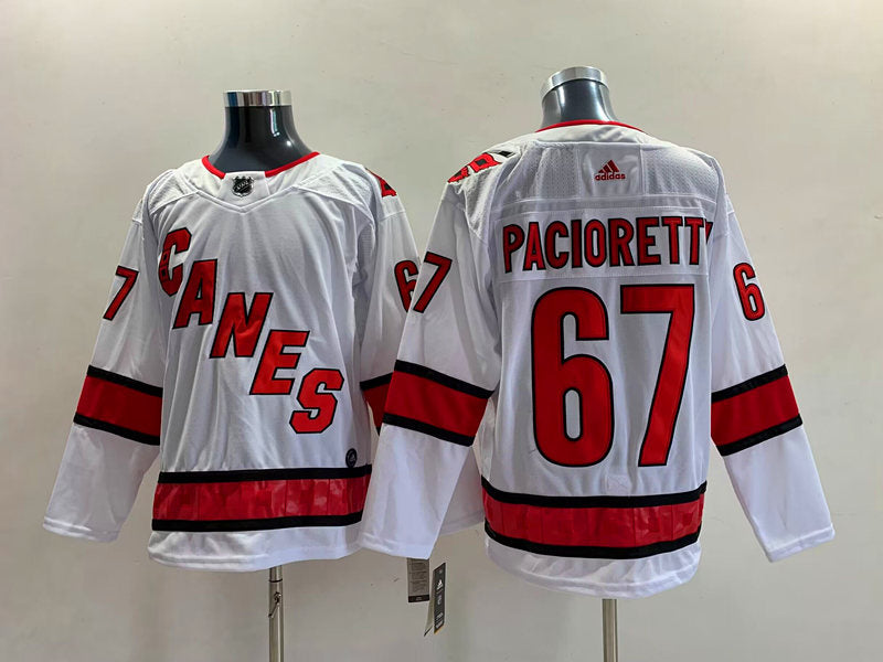 Men's Carolina Hurricanes Max Pacioretty #67 White Home Breakaway Player Jerseys