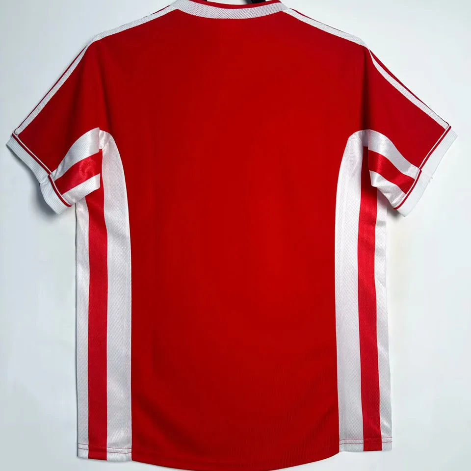 1998 CFA Red Retro Soccer Jersey Back