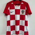 2018 Croatia Home Red White Retro Soccer Jersey Front