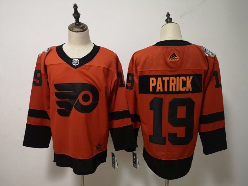 Men's Philadelphia Flyers Nolan Patrick #19 Orange Player Jerseys