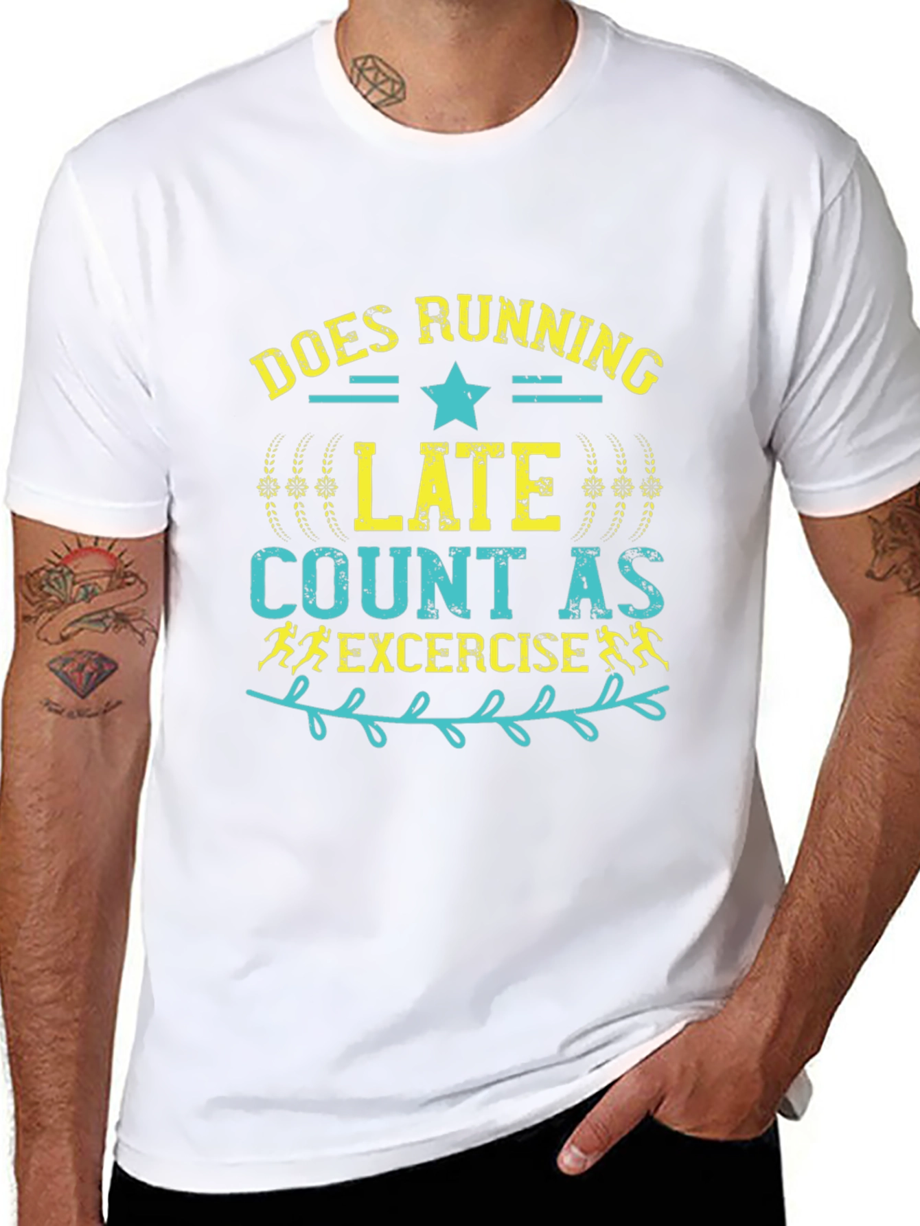 Does Running Late Count As Exercise Graphic Tee
