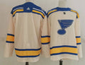 Men's St. Louis Blues Cream Blank Jerseys