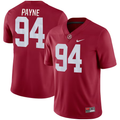 Men's Alabama Crimson Tide Daron Payne #94 Crimson Player Game Jersey