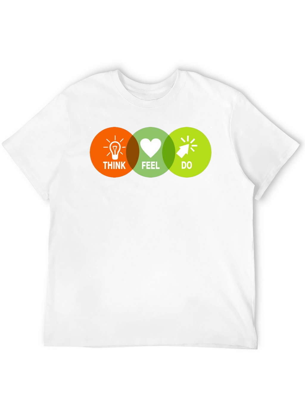Think Feel Do T-Shirt - Motivational Graphic Tee
