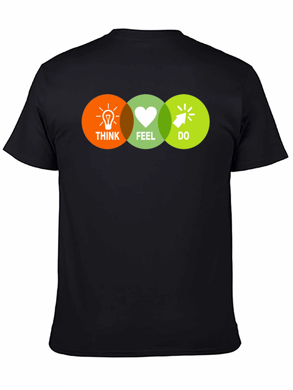 Think Feel Do T-Shirt - Motivational Graphic Tee