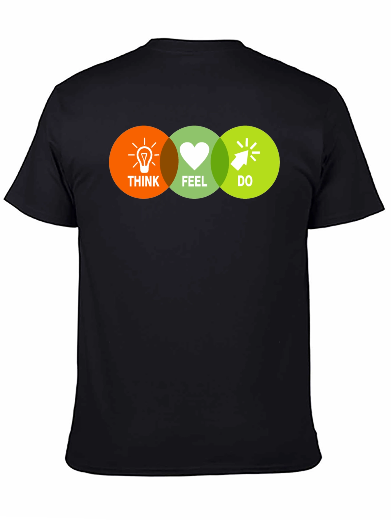Think Feel Do T-Shirt - Motivational Graphic Tee