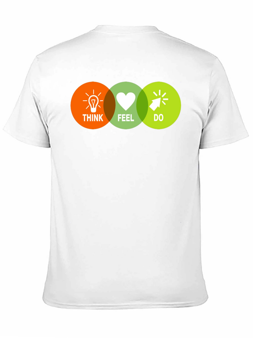 Think Feel Do T-Shirt - Motivational Graphic Tee