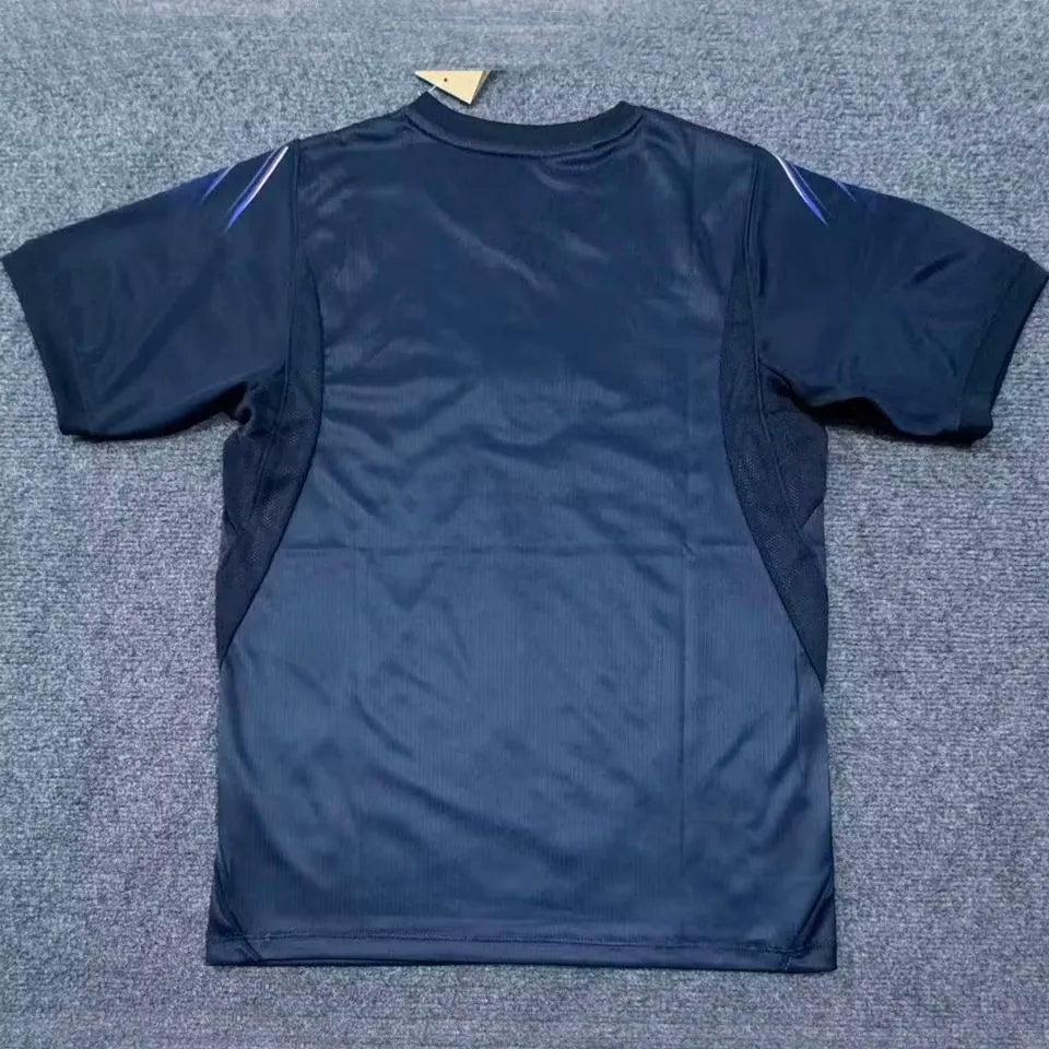 2026/27 Uruguay Away Fans Soccer Jersey (Have Right Patch 有右臂章 白底金字） Detail 1