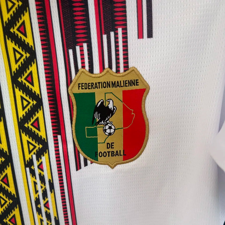 2024/25 Mali Home White Fans Soccer Jersey Detail 3