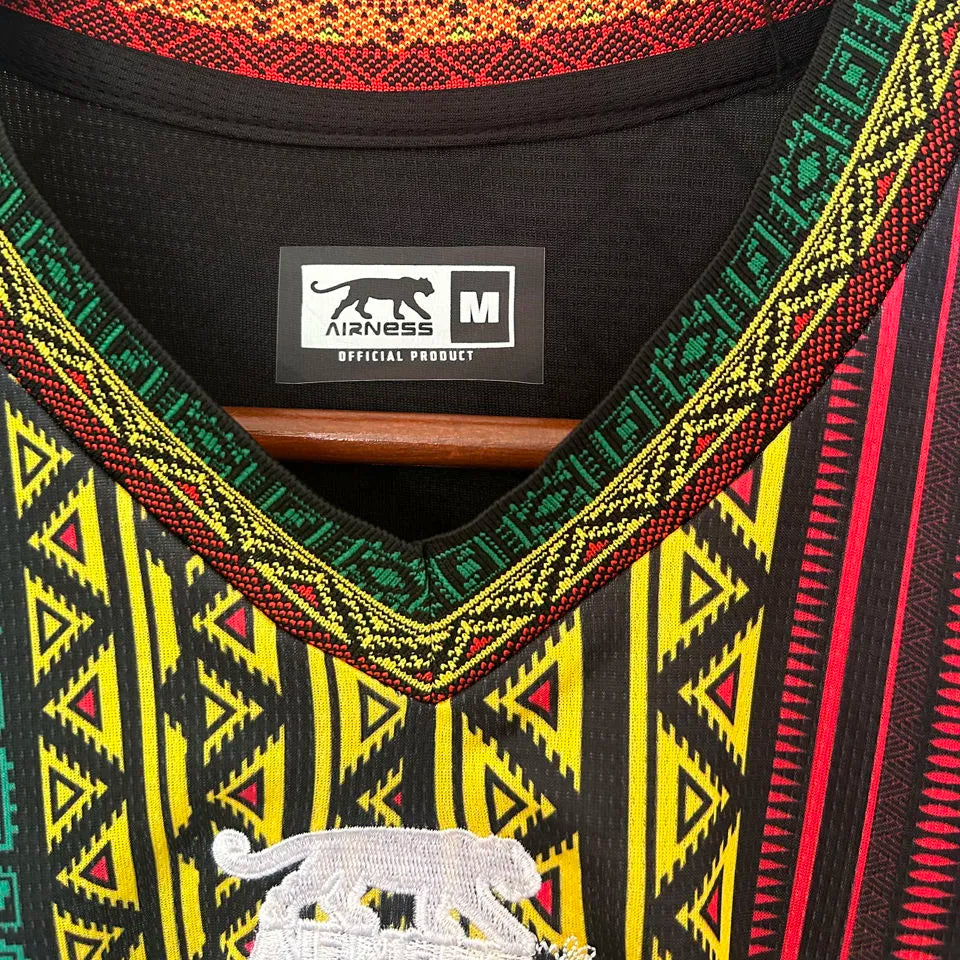 2024/25 Mali Away Black Fans Soccer Jersey Detail 1