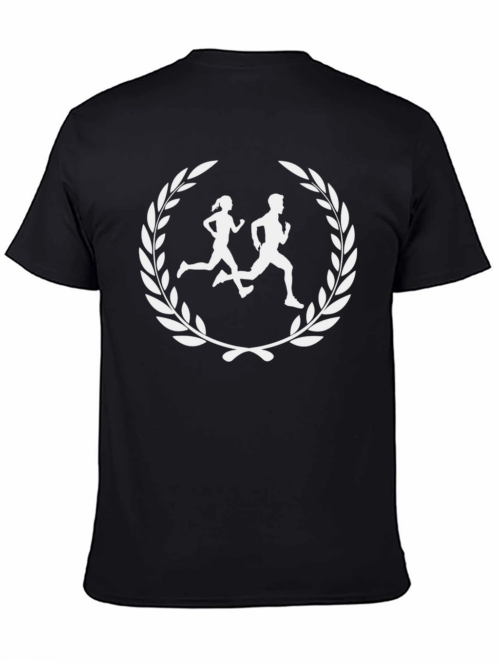 Runner Laurel Wreath Graphic Tee - Athletic Style