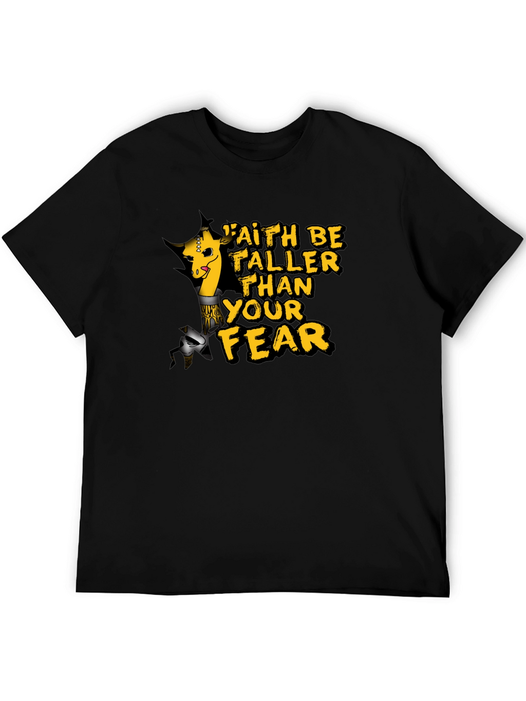 Faith Giraffe T-Shirt - Be Taller Than Your Fear
