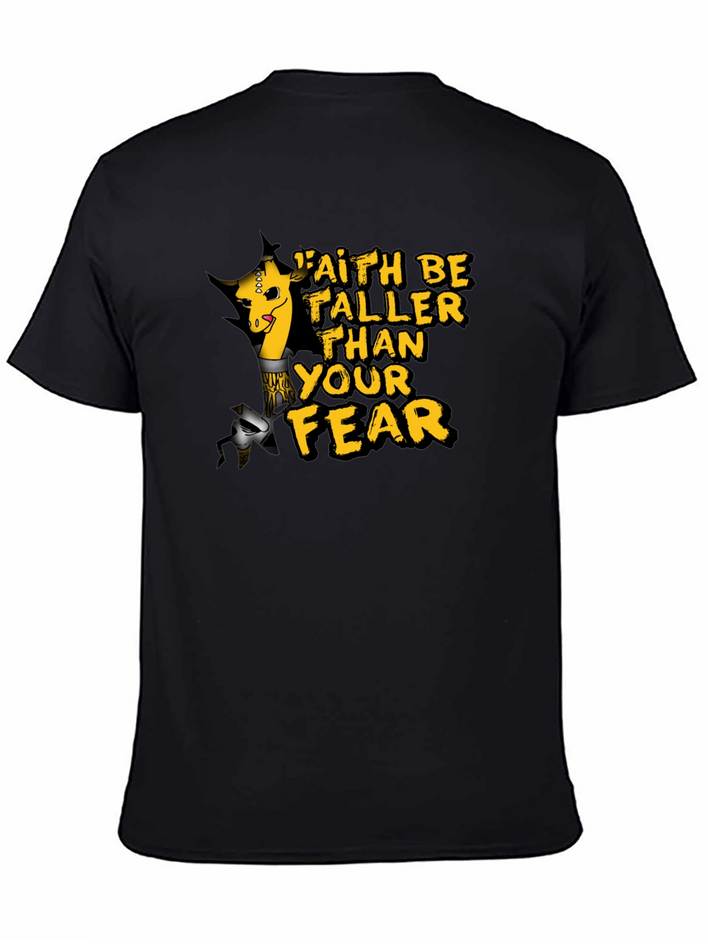 Faith Giraffe T-Shirt - Be Taller Than Your Fear