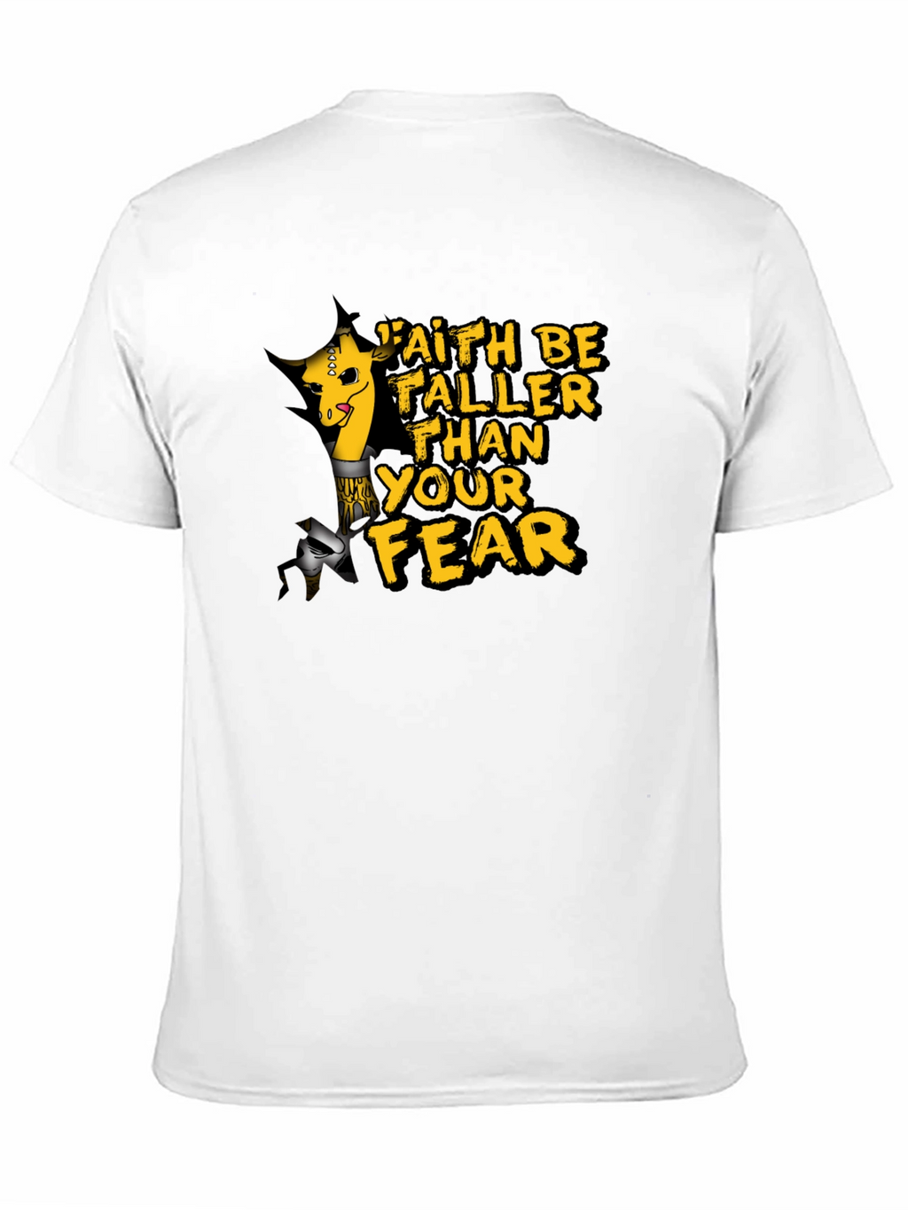 Faith Giraffe T-Shirt - Be Taller Than Your Fear