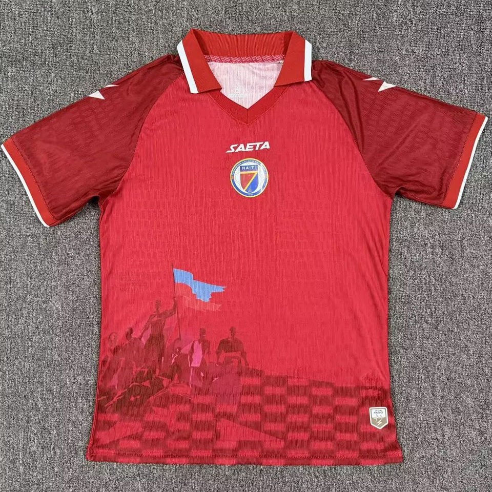 2026/27 Haiti Third Red Player Version Soccer Jersey 海地 Item NO.: 2153928 Detail 1