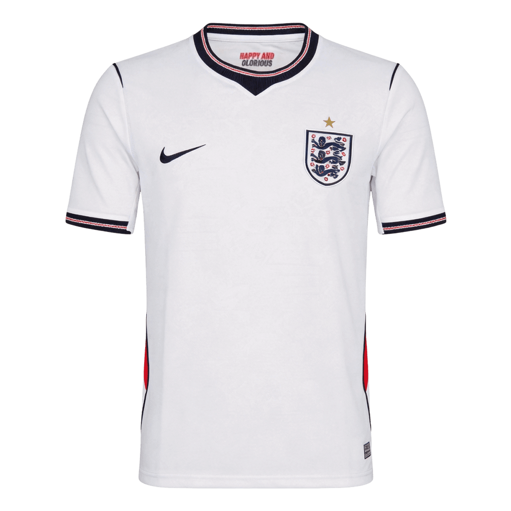 England Home Soccer Jersey World Cup 2026 White Front