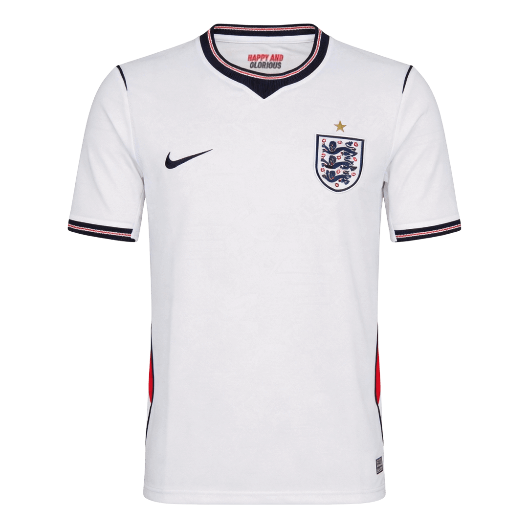 England Home Soccer Jersey World Cup 2026 White Front