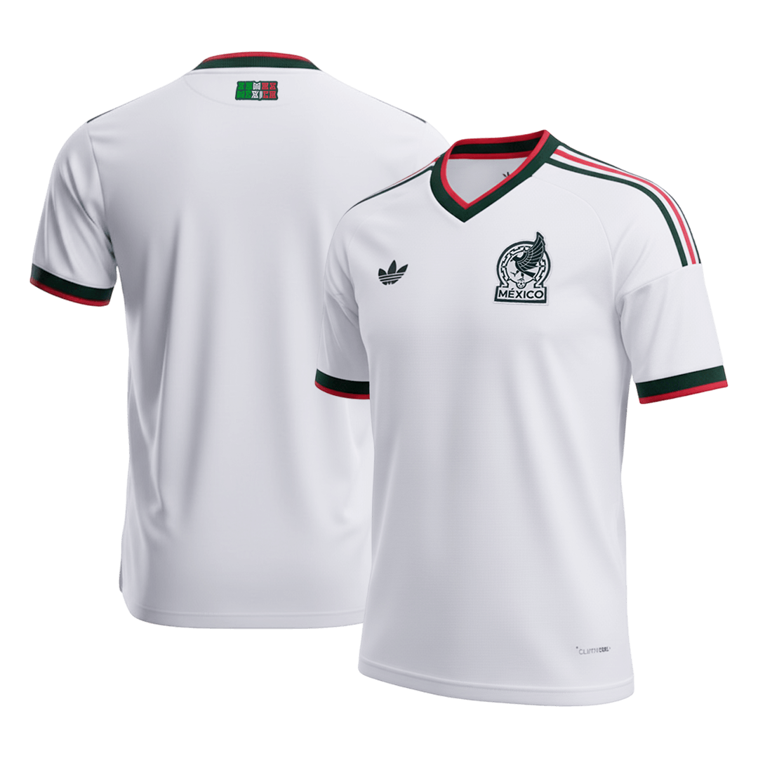 Mexico Away Soccer Jersey World Cup 2026 White Image 3