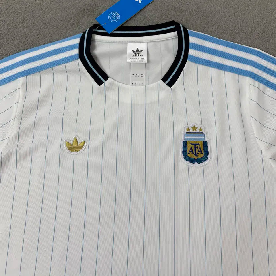 2026/27 Argentina Retro Style Fans Soccer Jersey Detail 1
