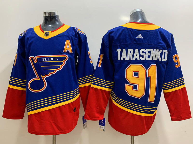 Men's St. Louis Blues Vladmir Tarasenko #91 Blue Breakaway Player Jerseys