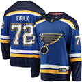 Men's St. Louis Blues Justin Faulk #72 Blue Home Breakaway Player Jerseys