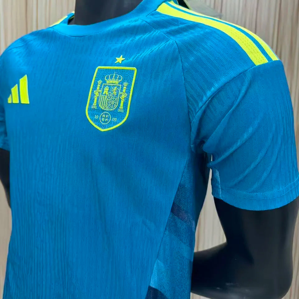2026/27 Spain Goalkeeper Player Version Soccer Jersey Detail 2