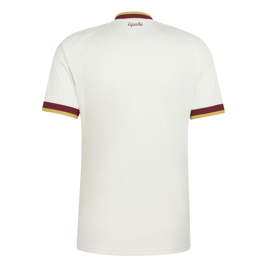 Spain Away Soccer Jersey World Cup 2026 White Back