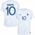 MBAPPE #10 France 1:1 Away White Fans Jersey 2022/23 ★★ Front