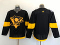 Men's Pittsburgh Penguins Black Blank Player Jerseys