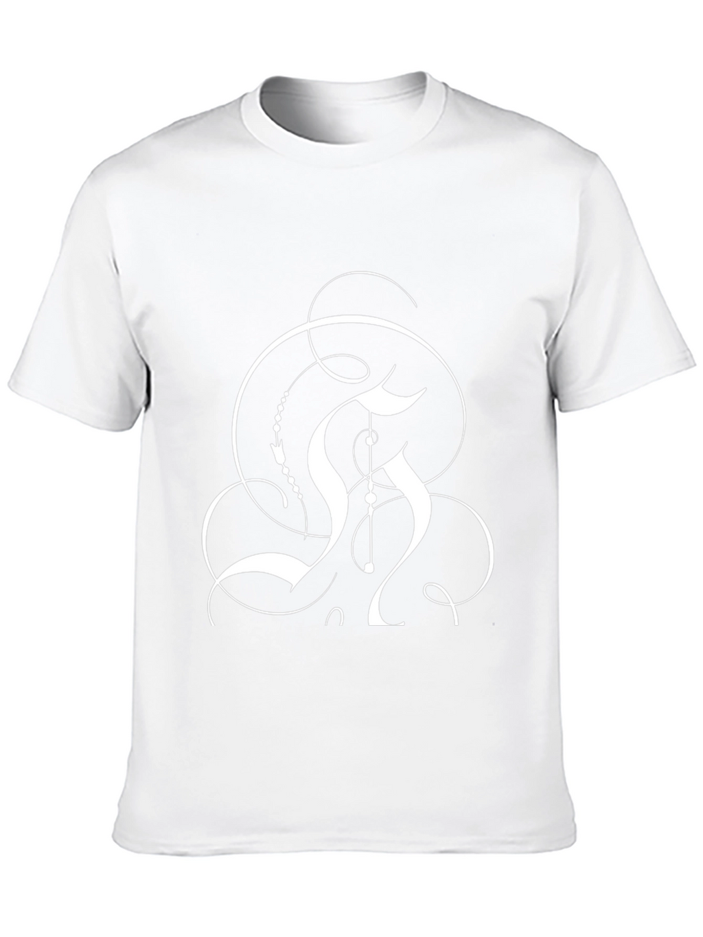 Abstract Graphic Black T-Shirt - Modern Style