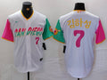 Men's San Diego Padres Ha-Seong Kim #7 White City Connect Limited Player Jerseys