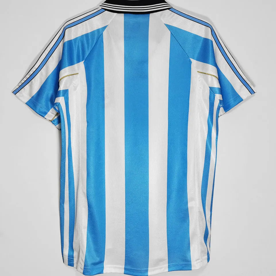 1998/99 Argentina Home Retro Soccer Jersey Back