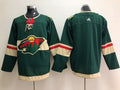 Men's Minnesota Wild Green Breakaway Home Blank Jerseys