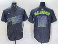 Men's Tampa Bay Rays Shane McClanahan #18 Charcoal 2024 City Connect Limited Player Jerseys