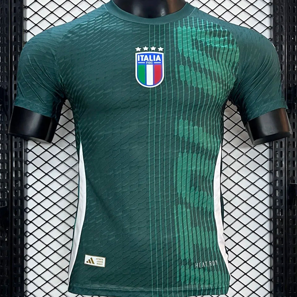 2024/25 Italy Green Player Version Soccer Jersey Front