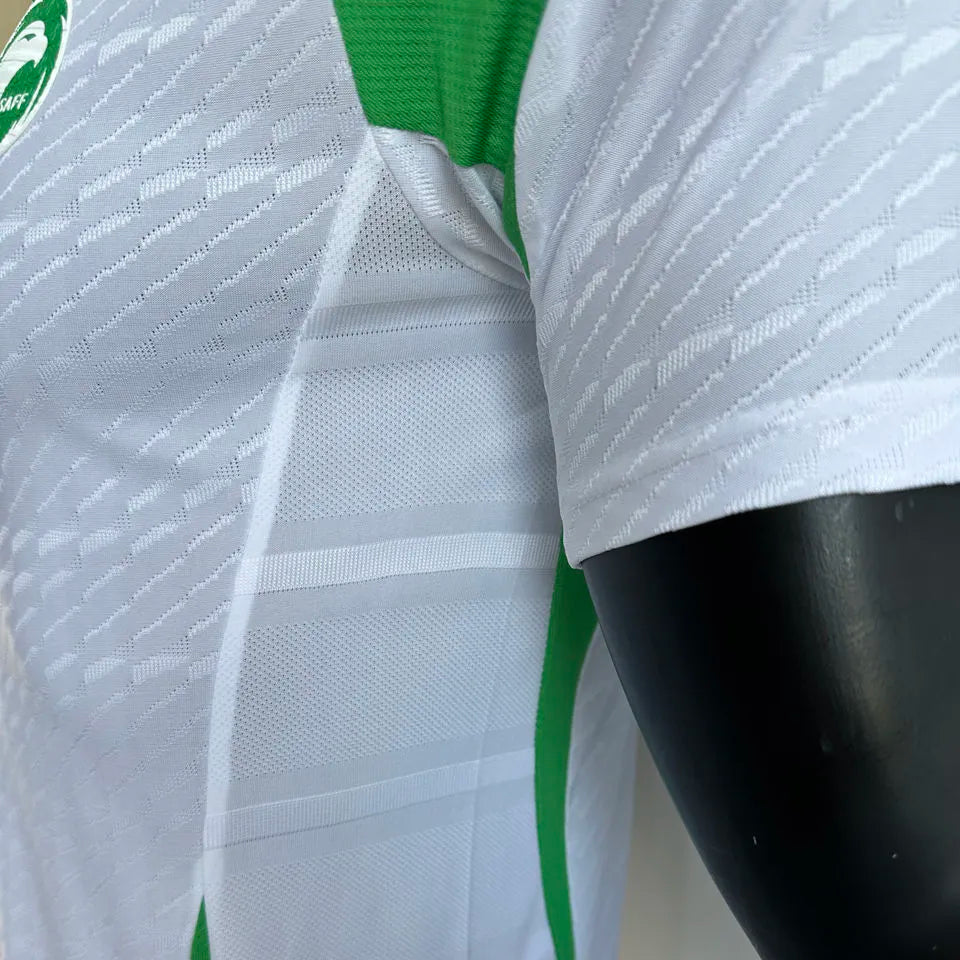 2024 Saudi Arabia Away White Player Version Soccer Jersey Detail 3
