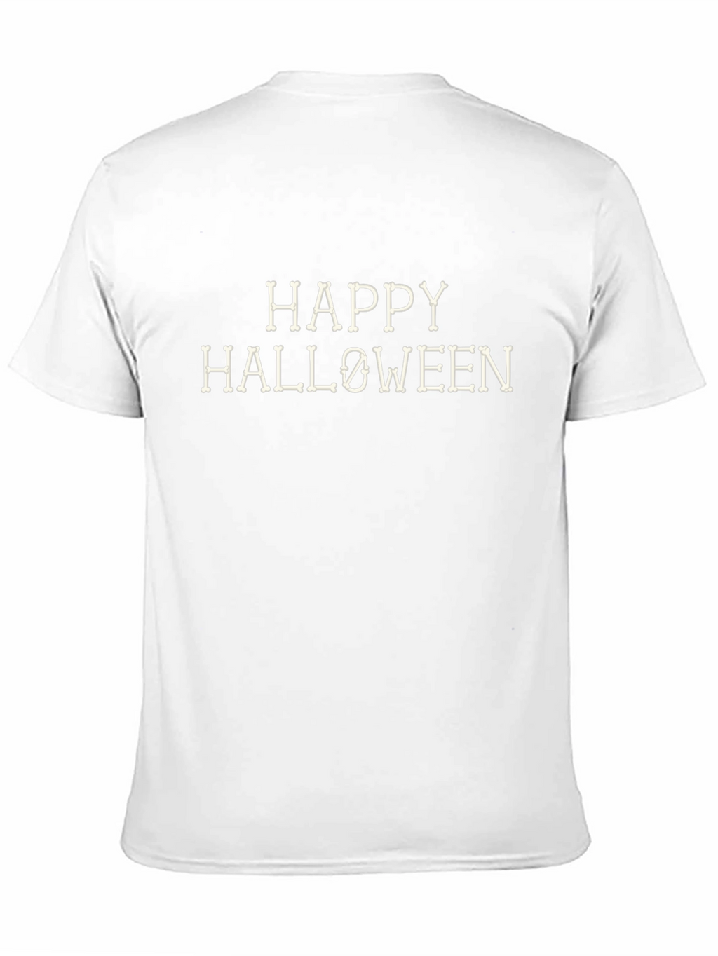 Happy Halloween Bone Lettering T-Shirt