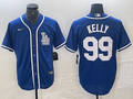 Men's Los Angeles Dodgers Joe Kelly #99 Blue Limited Player Jerseys